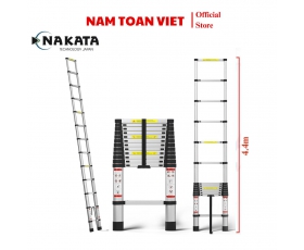 Thang Nhôm Rút Đơn Nakata TY614 Cao Tối Đa 4.4M