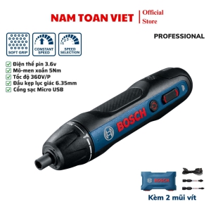 Máy vặn vít pin Bosch GO GEN II (kèm 2 mũi vít)