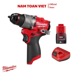 Máy khoan pin Milwaukee M12 FPD2 0X (gồm 1 pin 2.0Ah & sạc)