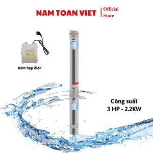 Máy Bơm Nước Hỏa Tiễn Osaka 4SDM8/17 Công Suất 3Hp Kèm Hộp Điện