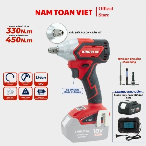 Máy siết bulong KINGBLUE KM18SC (1 Pin 4.0Ah & Sạc)