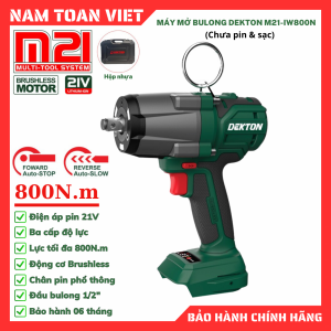 Máy Siết Bulong Dekton M21-IW800N (Chưa Pin & Sạc)