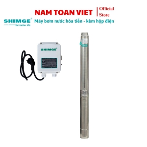 Máy Bơm Nước Hỏa Tiễn Shimge 4SGm8/12 Công Suất 2.0HP Kèm Hộp Điện