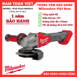 Máy Mài Pin Milwaukee M18 FSAG100XB-0 (chưa pin & sạc)