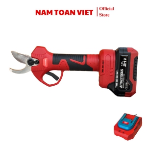 Kéo cắt cành dùng pin Amaxtools AKCC-25SM (1 Pin 4.0Ah & Sạc)
