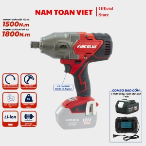 Máy siết bulong KINGBLUE KM18S12 ( 1 Pin 4.0Ah & Sạc)