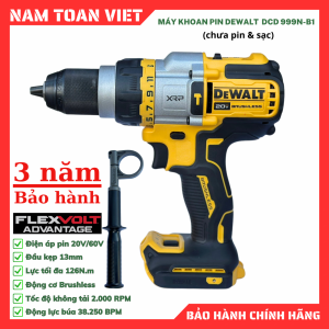 Máy Khoan Động Lực Dewalt DCD999N-B1 (Chưa Pin & Sạc)