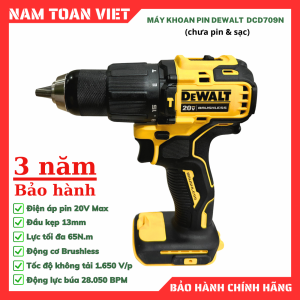 Máy Khoan Cầm Tay Dewalt  DCD709N (Chưa Pin & Sạc)