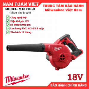 Máy Thổi Bụi Milwaukee M18 BBL ( Chưa Pin & Sạc )