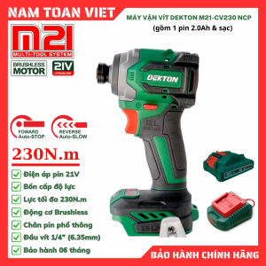 Máy Bắn Vít Dekton M21-CV230NCP (Gồm 1 Pin 2.0Ah + Sạc)