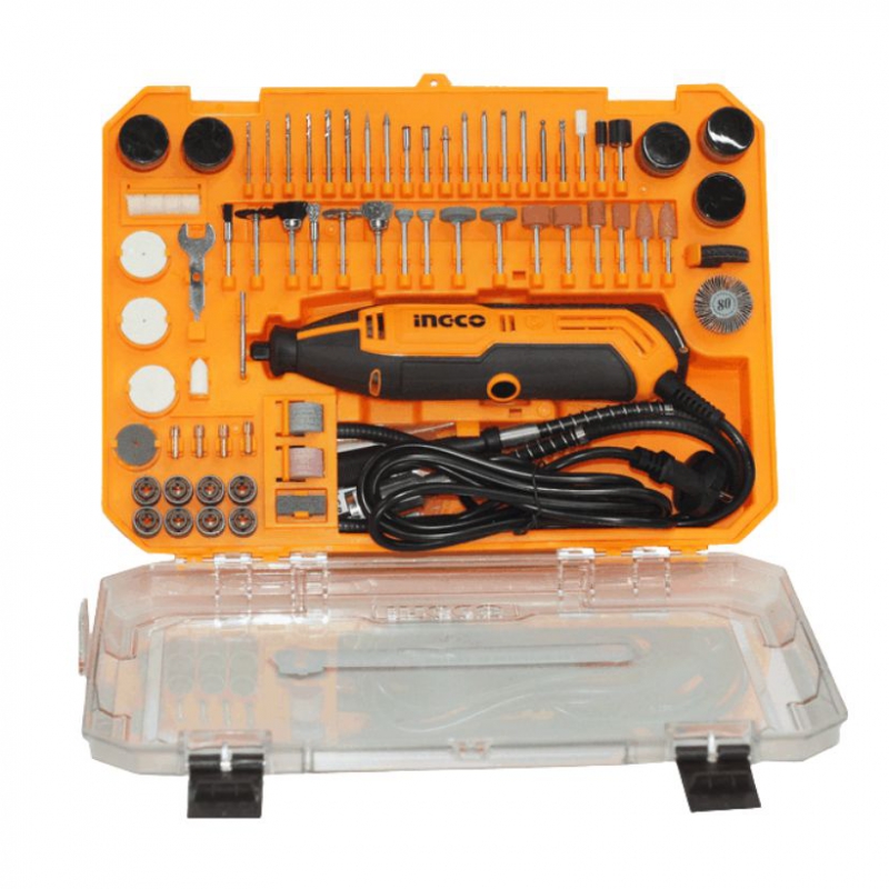 Bộ 252 món máy mài khuôn mẫu và phụ kiện mài INGCO MG133281