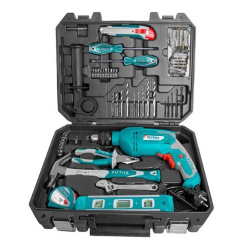 Bộ máy khoan búa 101 món Total THKTHP1012E