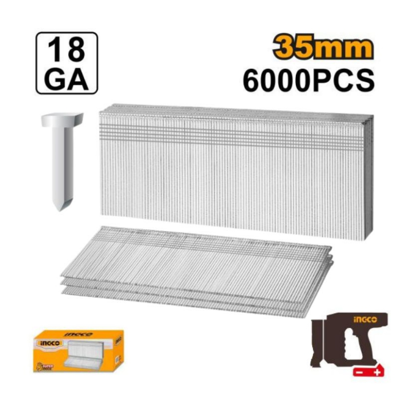 Đinh bắn thẳng 35mm ingco