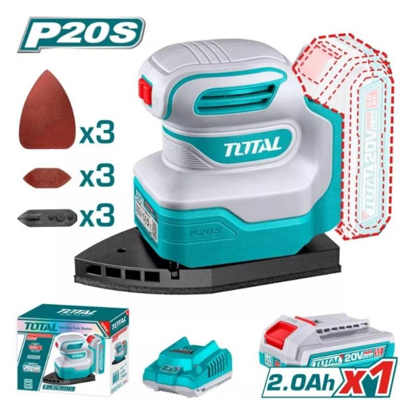 Máy chà nhám dùng pin 20V Total TPSLI20141