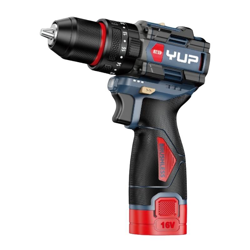 Máy khoan pin YUP YP16 DR10A (bộ 2 pin/2Ah &amp; sạc)