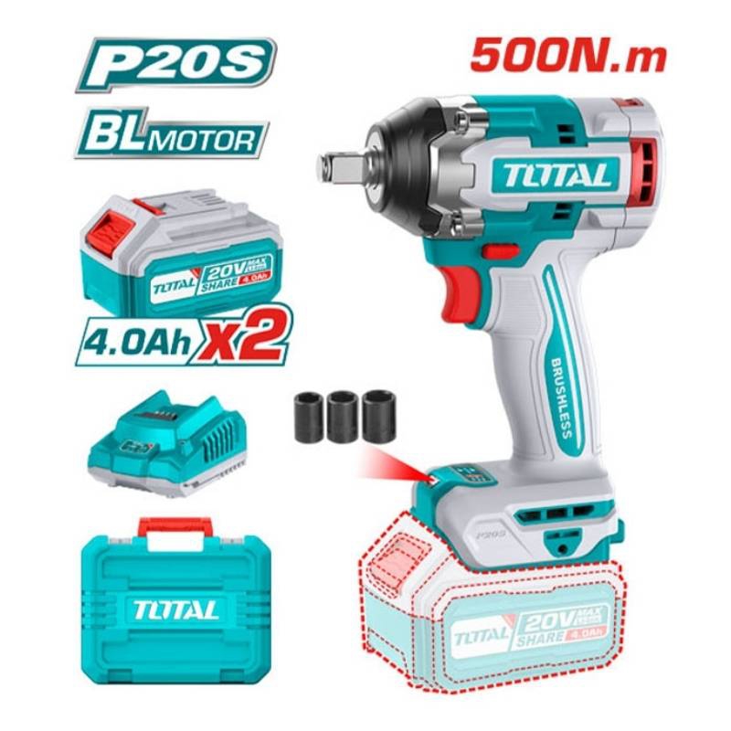Máy siết bu lông dùng pin 20V Total TIWLI2050 