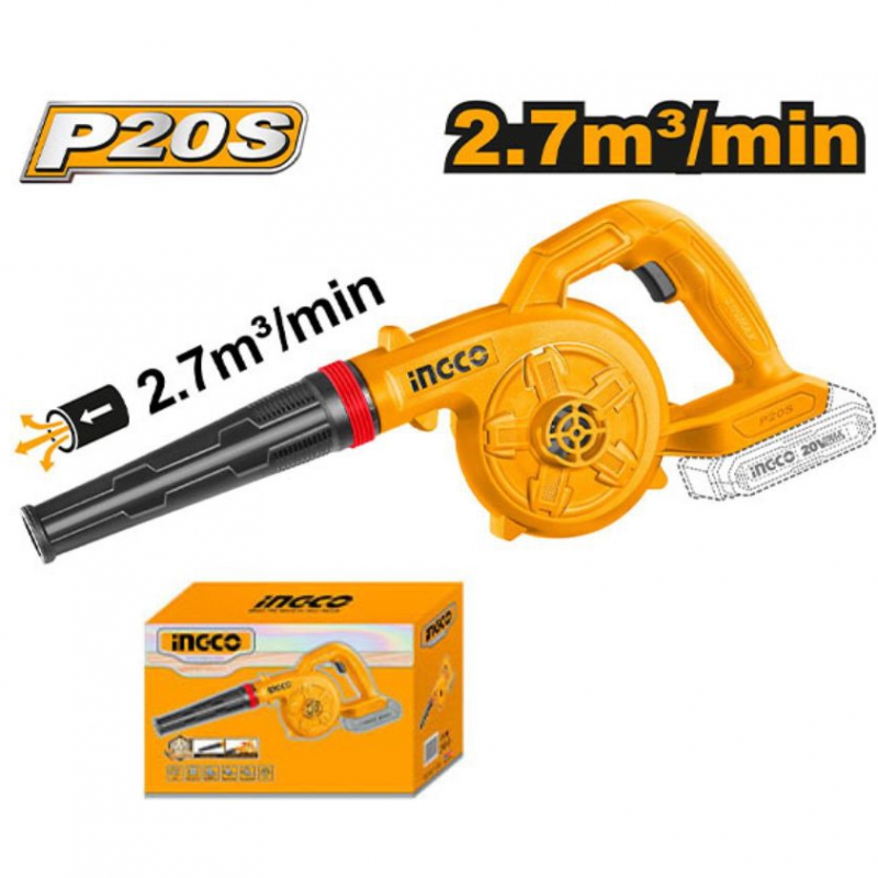 Máy thổi bụi dùng pin 20V (không kèm pin và sạc) INGCO CABLI20028