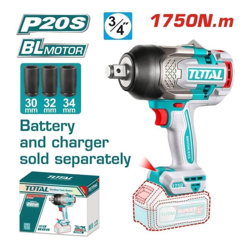 Máy vặn bu lông dùng pin 20V Total TIWLI201751