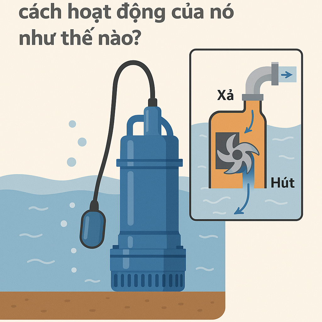 Máy bơm chìm là gì và cách hoạt động của nó như thế nào?