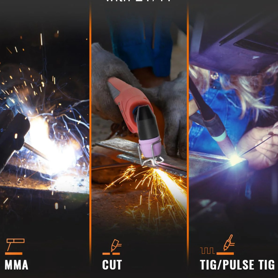 Máy hàn HITBOX có thể hàn những loại vật liệu nào?