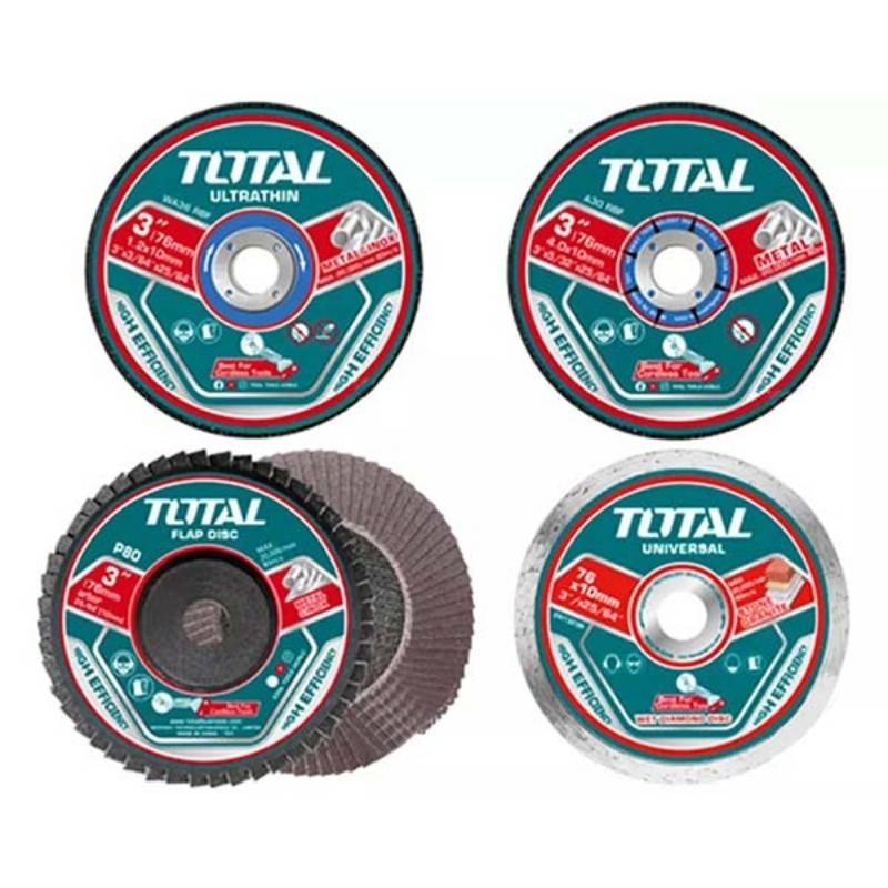 Bộ 30 đĩa cắt và mài 76mm Total TAC97630 