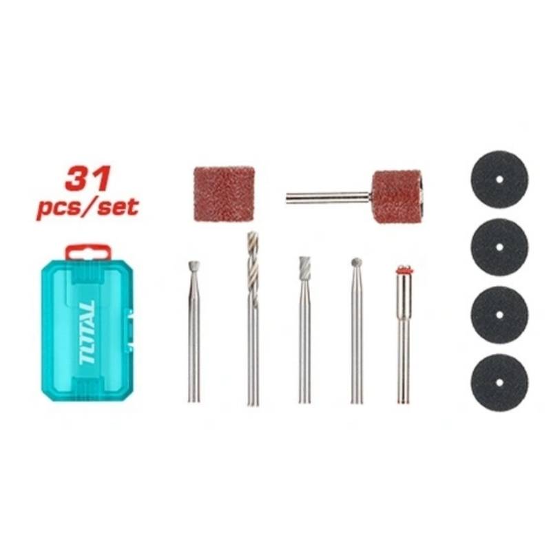 Bộ 31 linh kiện máy mài khuôn Total  TAKMG1030
