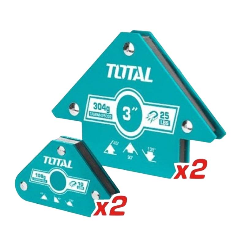  Bộ 4 ke góc nam châm hàn 3 góc Total TAMWH4062
