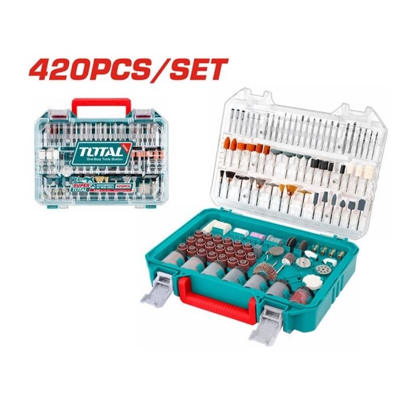  Bộ 420 linh kiện máy mài khuôn Total TAKMG4208