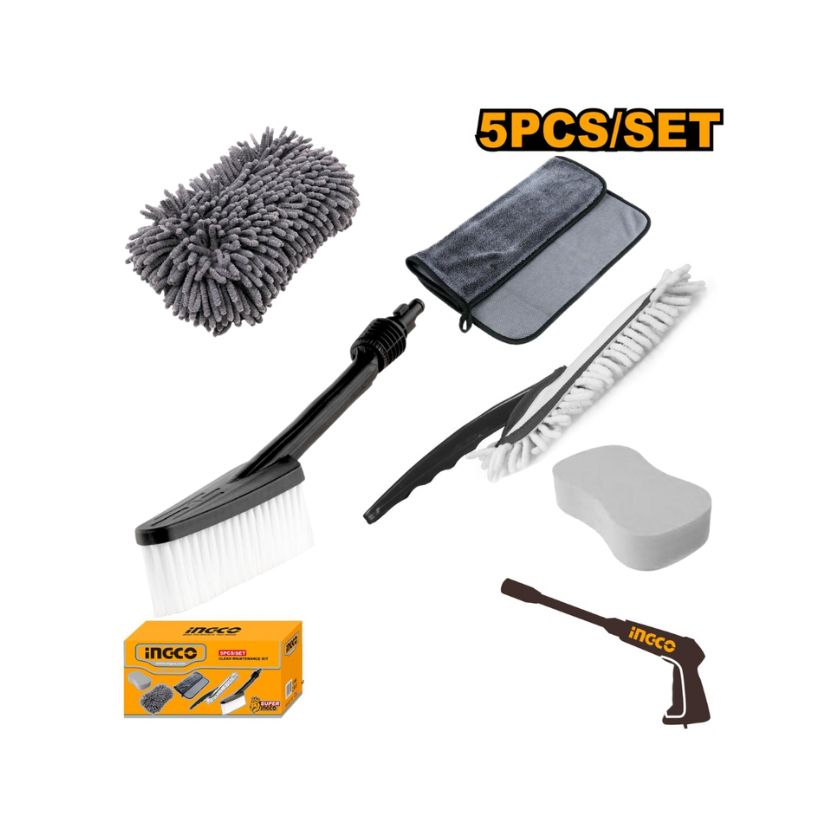 Bộ 5 món dụng cụ vệ sinh xe INGCO AMGF0501