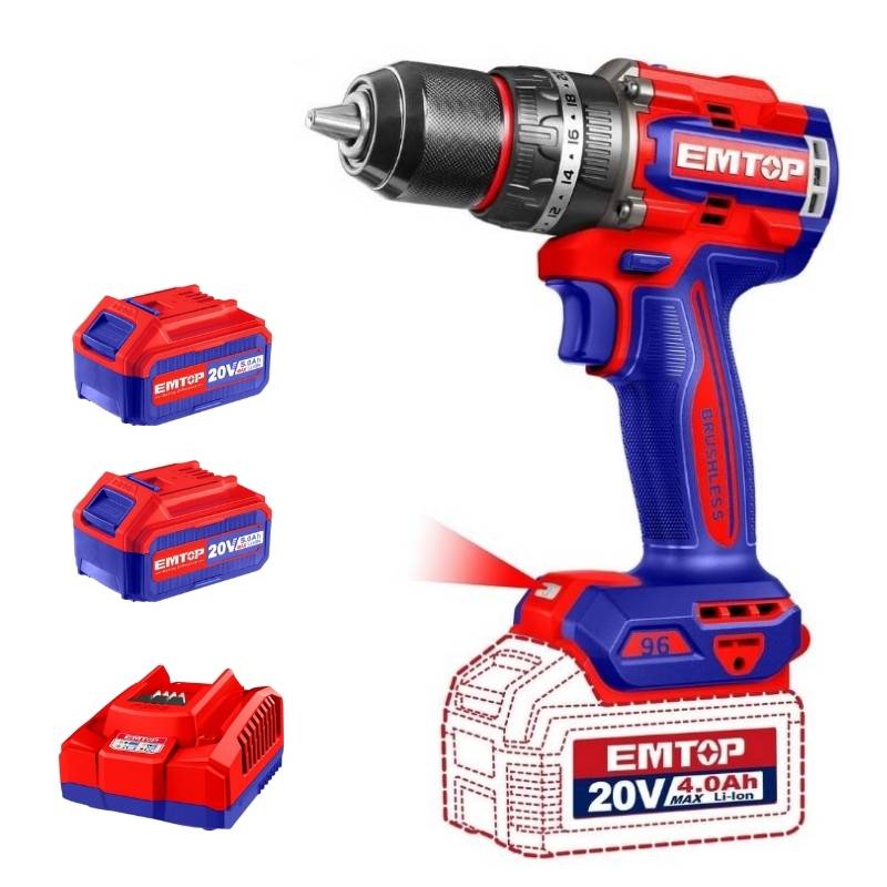 Bộ máy khoan pin EMTOP ECIDL20968