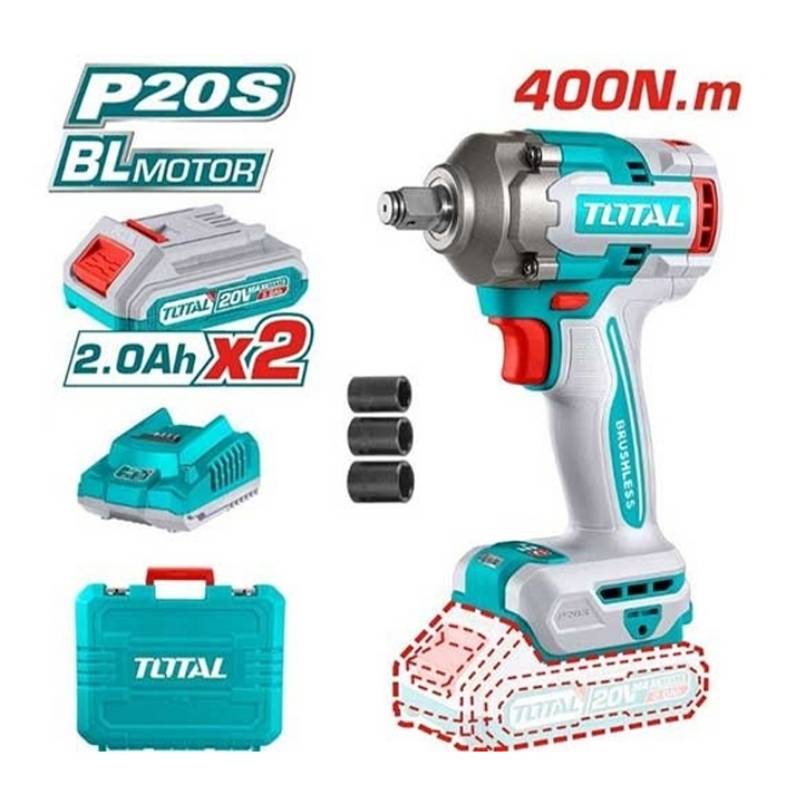 Bộ máy siết bu lông dùng pin 20V Total TIWLI2040