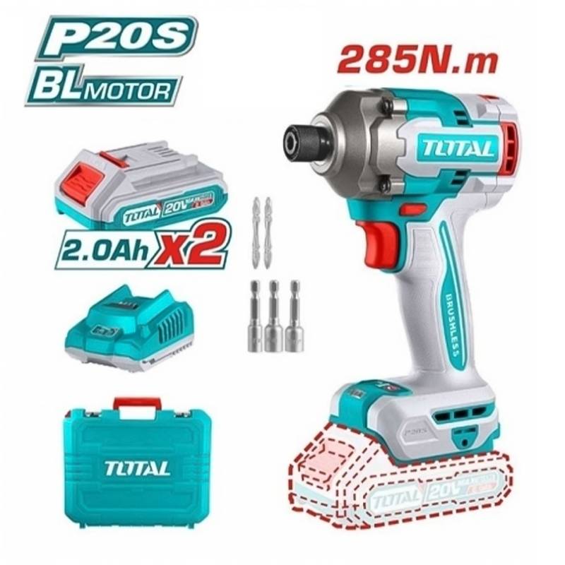 Bộ máy vặn vít dùng pin 20V Total TIRLI2028