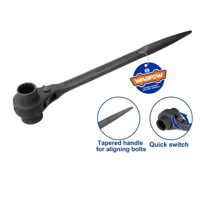 Cờ lê đuôi chuột tuýp đôi WADFOW WSA7104