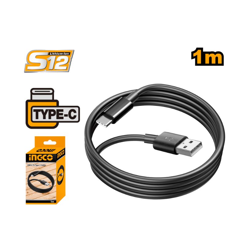 Dây cáp sạc USB type-A sang type-C INGCO IUCC01
