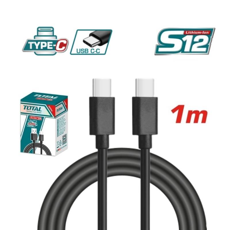 Dây cáp sạc USB type-C sang type-C 1M Total TIUCC02