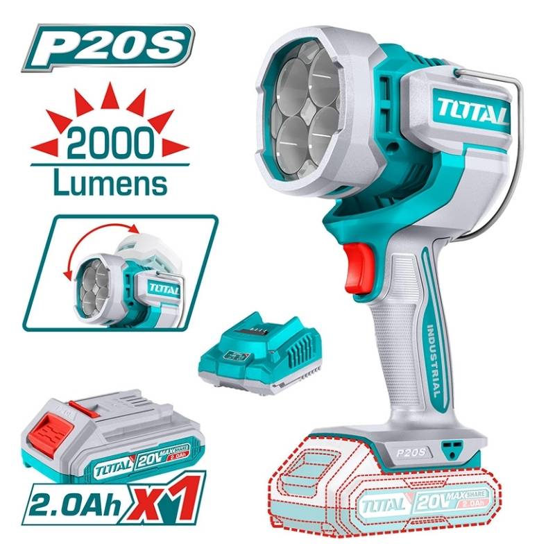 Đèn làm việc dùng pin 20V Total TWLI20881