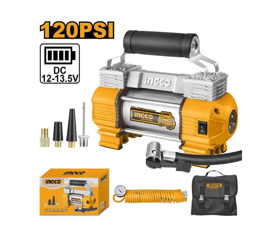 Dụng cụ kiểm tra hơi lốp xe ô tô 18A-120PSI INGCO AAC2508