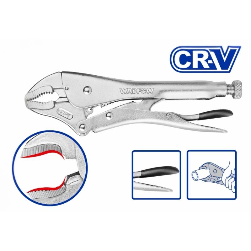 Kìm bấm chết hàm cong 10" WADFOW WLP1C02