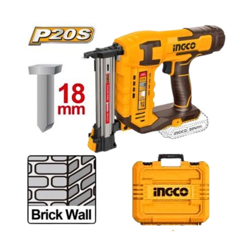 Máy bắn đinh thẳng (vách tường) (chưa kèm pin và sạc) INGCO CSTLI3805