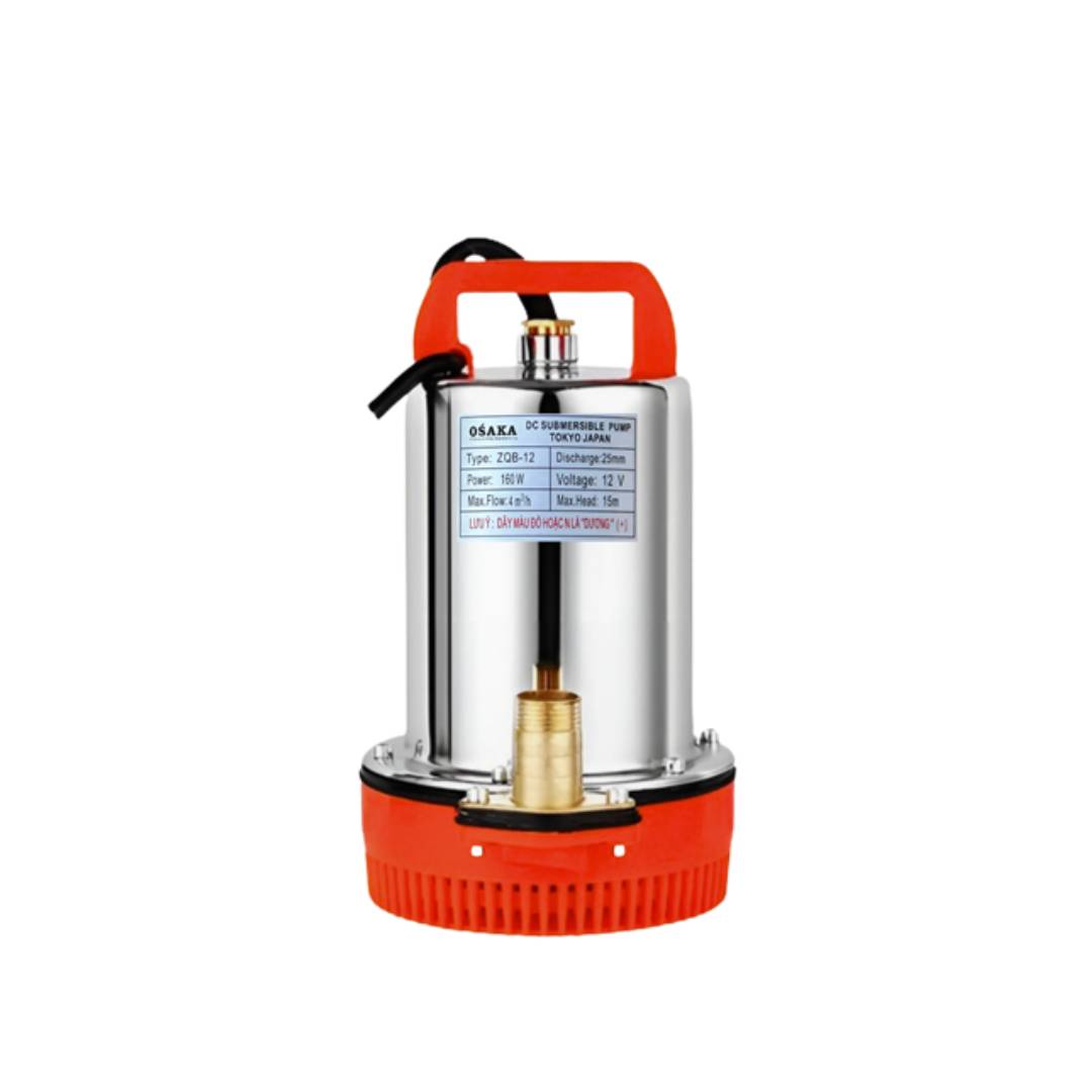 Máy Bơm Chìm 12V Osaka ZQB-12 Công Suất 160w