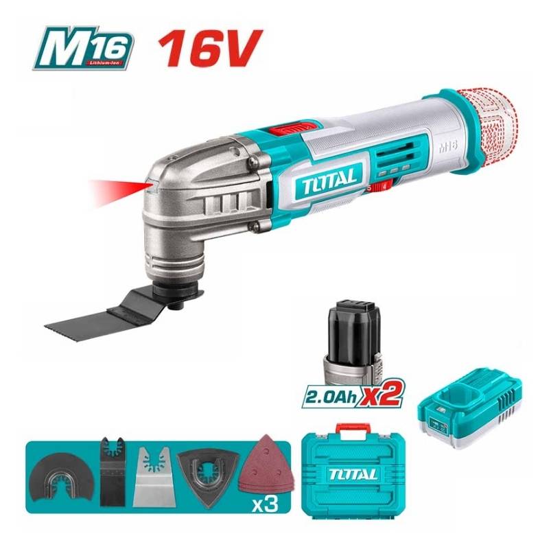 Máy cắt rung đa năng dùng pin 16V Total TMLI16222