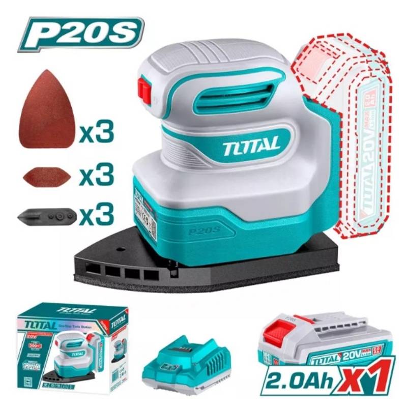 Máy chà nhám dùng pin 20V Total TPSLI20141