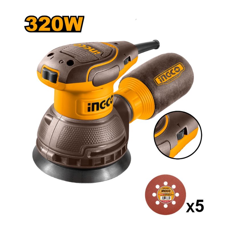 Máy chà nhám tròn INGCO RS3216