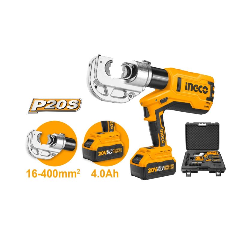Máy ép COS thủy lực dùng pin 20V INGCO CTLI2002