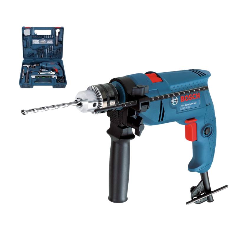  Máy khoan Bosch GSB 550 sét 100 phụ kiện
