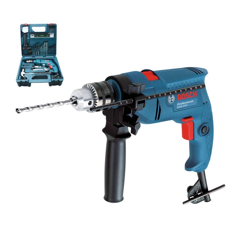 Máy khoan Bosch GSB 550 sét 19 phụ kiện
