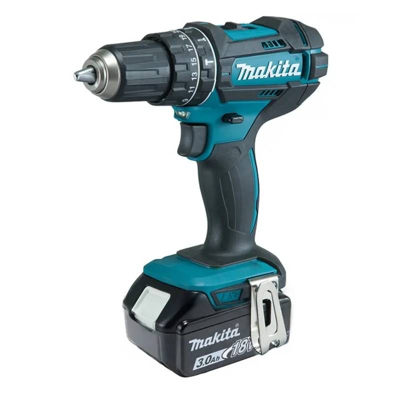 Máy khoan búa và vặn vít dùng pin 18V Makita DHP482RFE