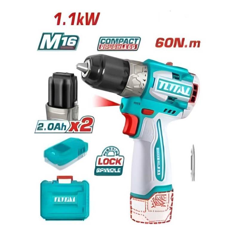 Máy khoan dùng pin 2 chức năng 16V Total TDLI16682