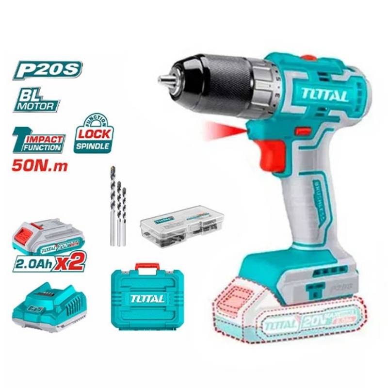 Máy khoan dùng pin 20V Total TDLI20508