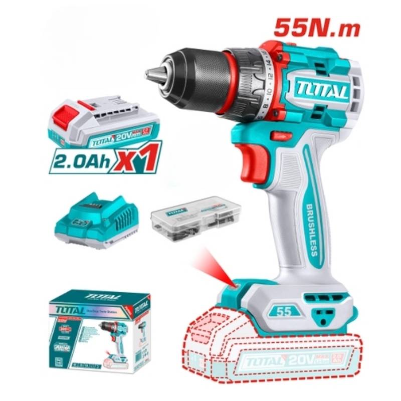 Máy khoan dùng pin 20V Total TDLI205582